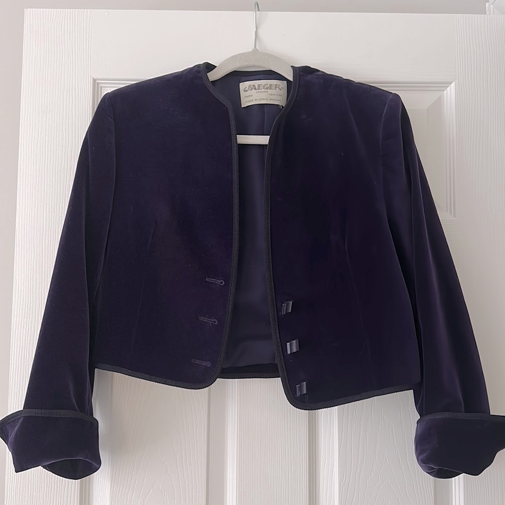Vintage Jaeger Velvet Blazer
